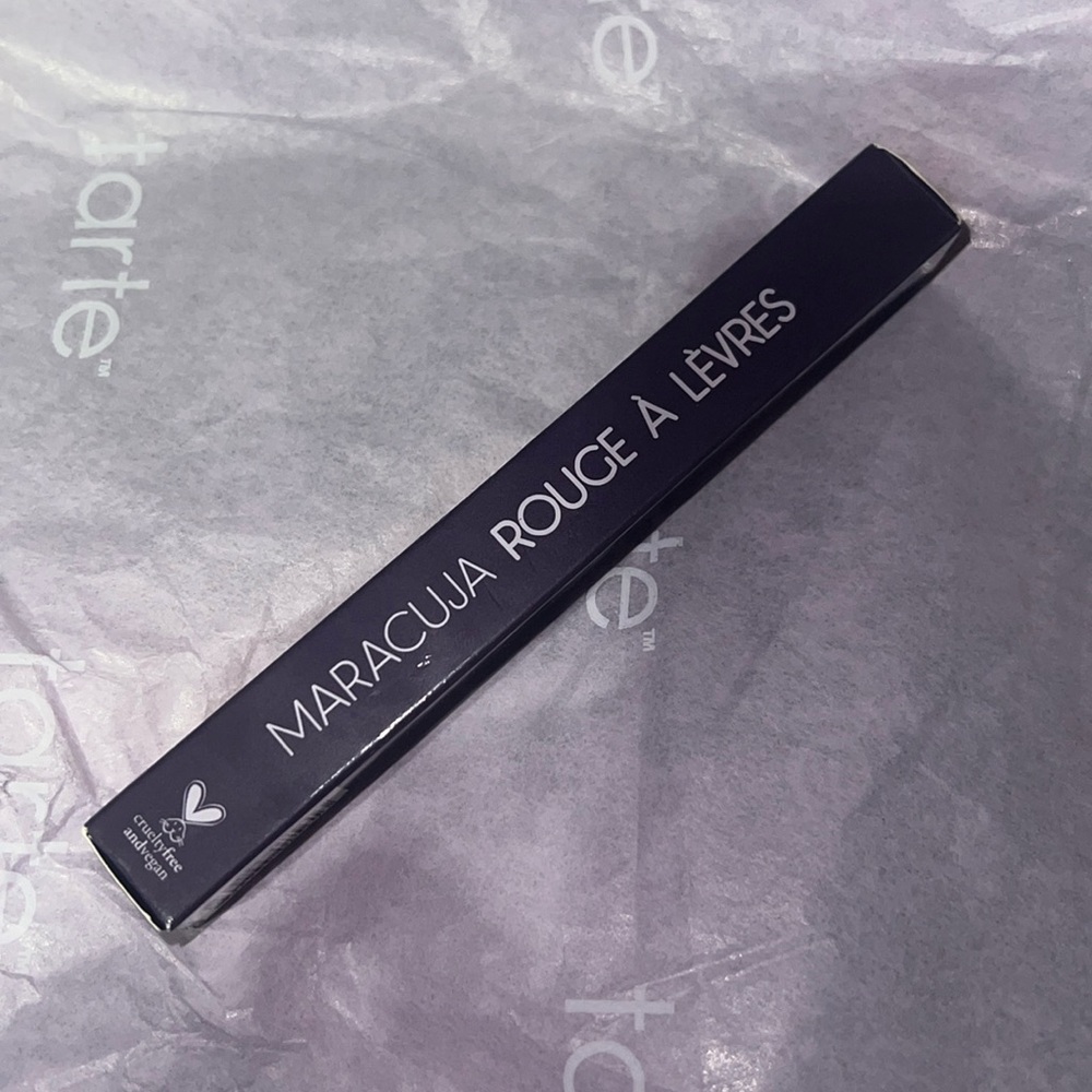 NIB Tarte maracuja juicy lipstick in cherry
